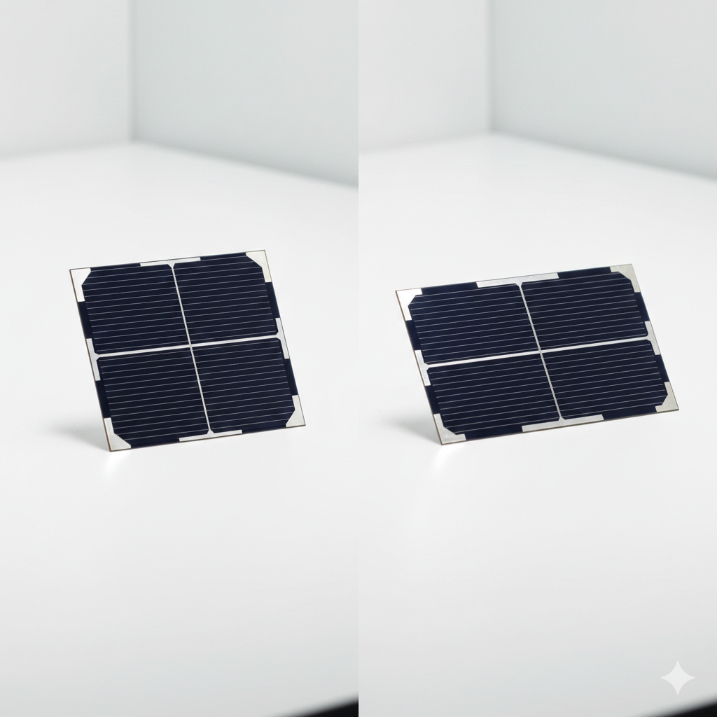 Flexible Film Triple-Junction GaAs Solar Cell – 20 × 50 mm High-Efficiency Flexible Gallium Arsenide Cell